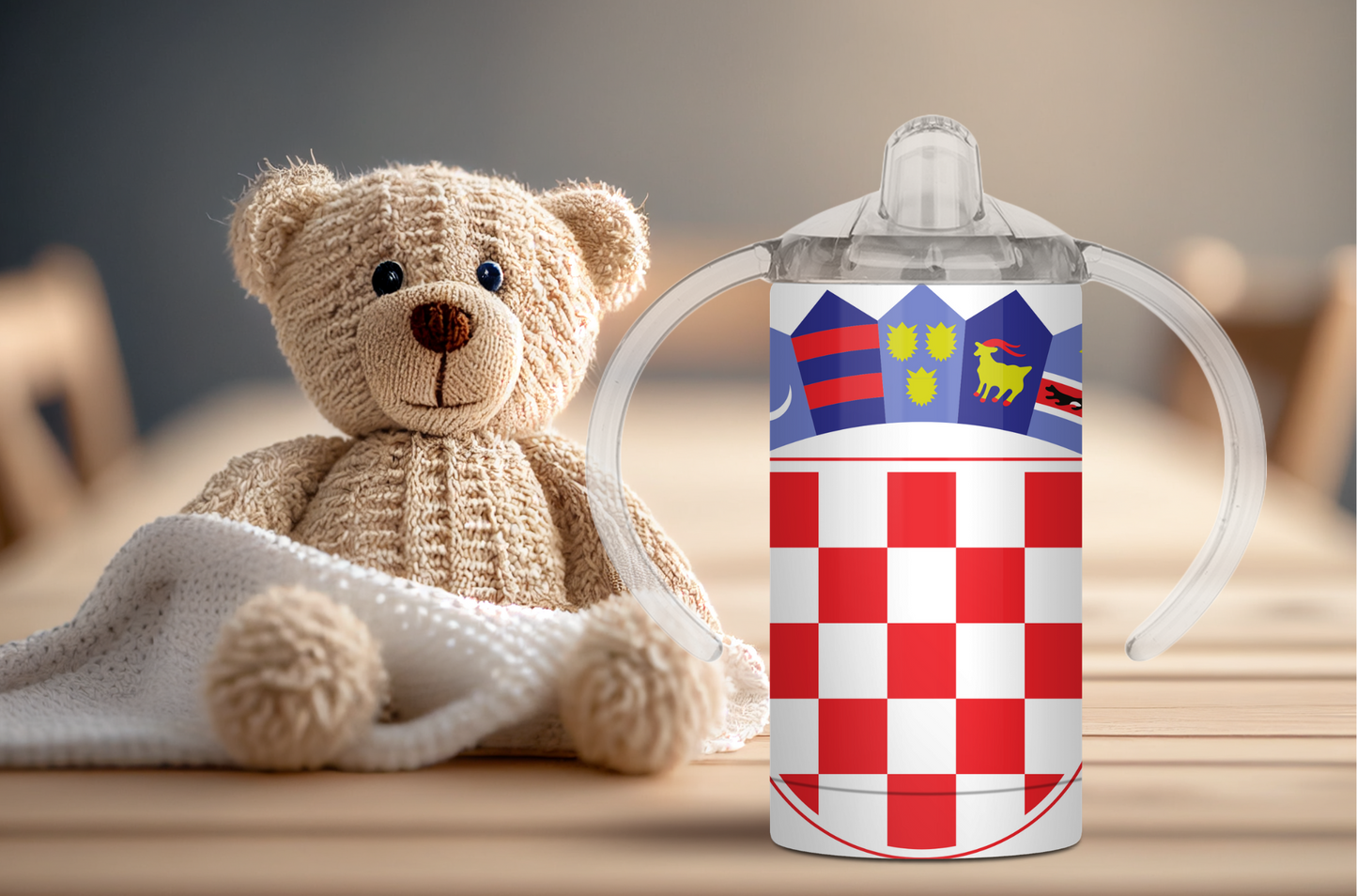 Croatian GRB Sippy Cup 2Face Graphics