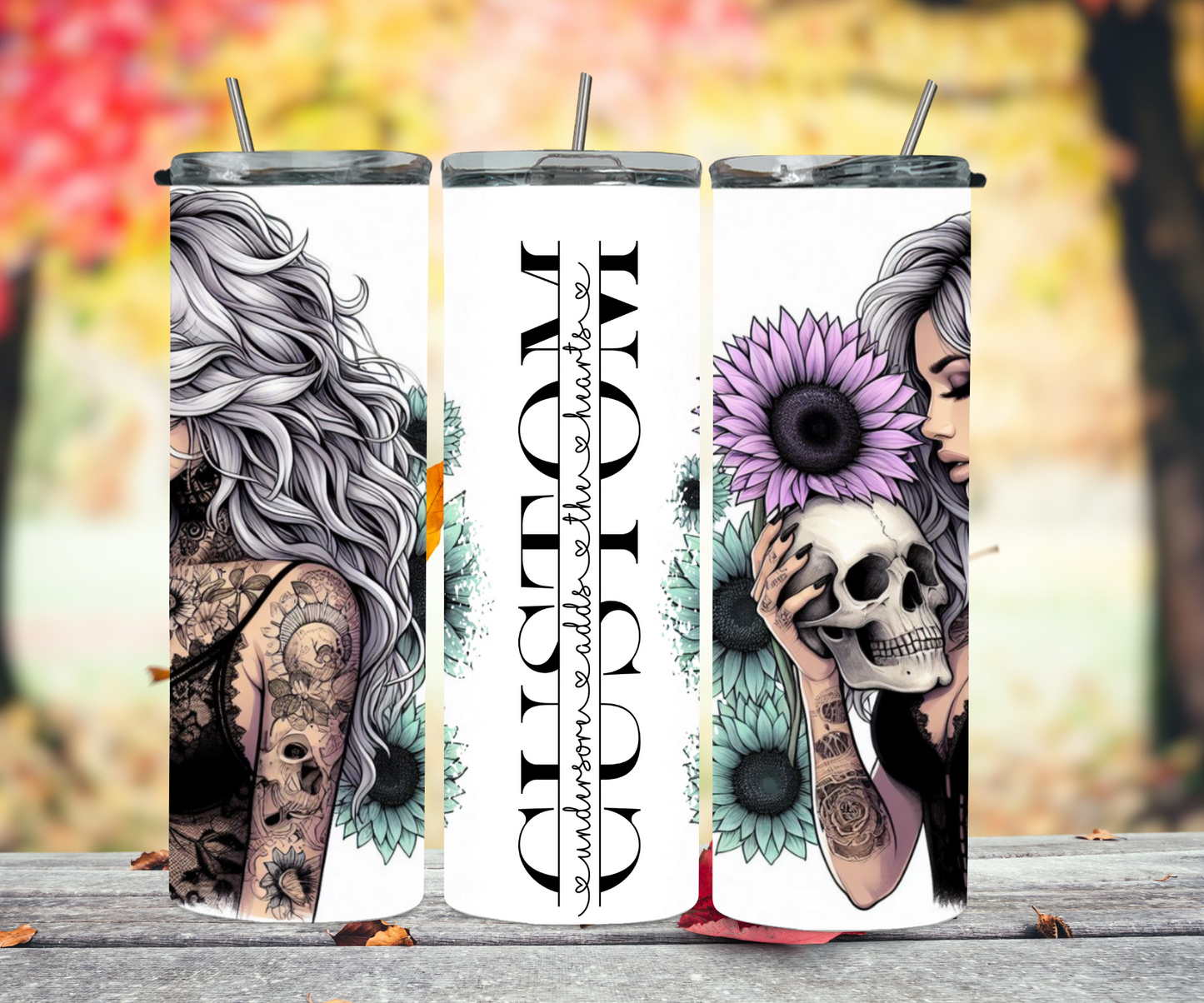 Sunflower tattoo girl 2Face Graphics