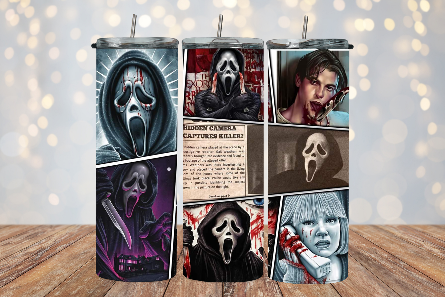 Scream Halloween 2Face Graphics