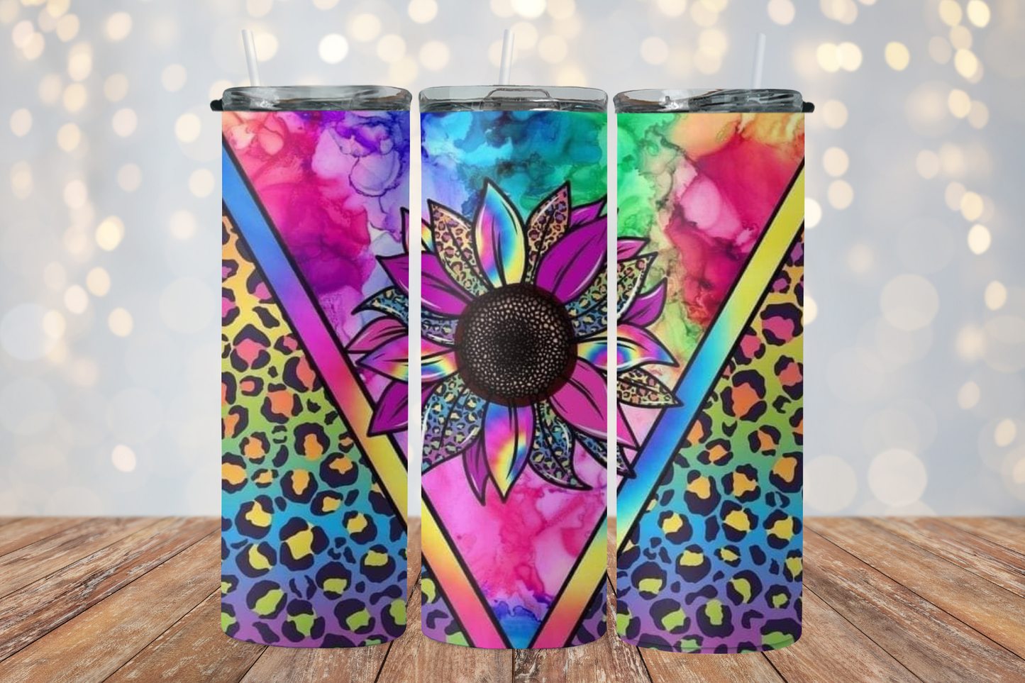 Multi Color Sunflower Cheetah