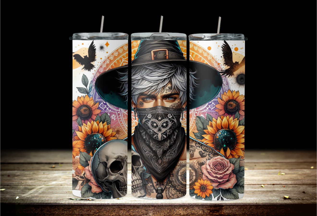 Gothic Bandana 2Face Graphics