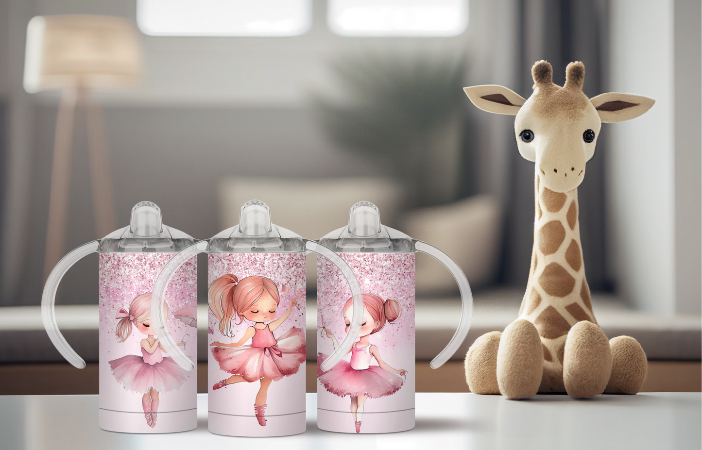 Ballerina Sippy Cup 2Face Graphics