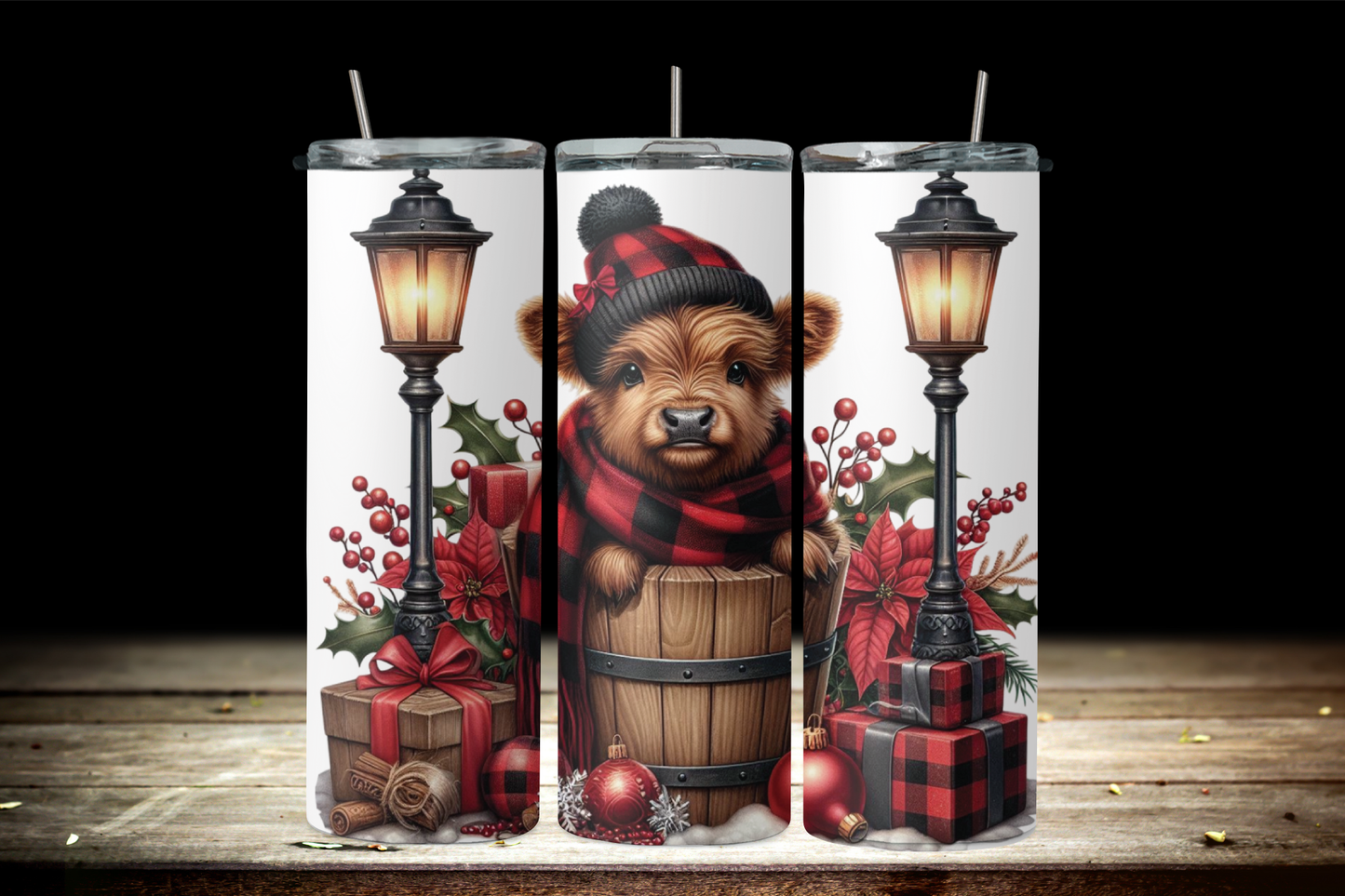 highland cow Christmas presents 2Face Graphics