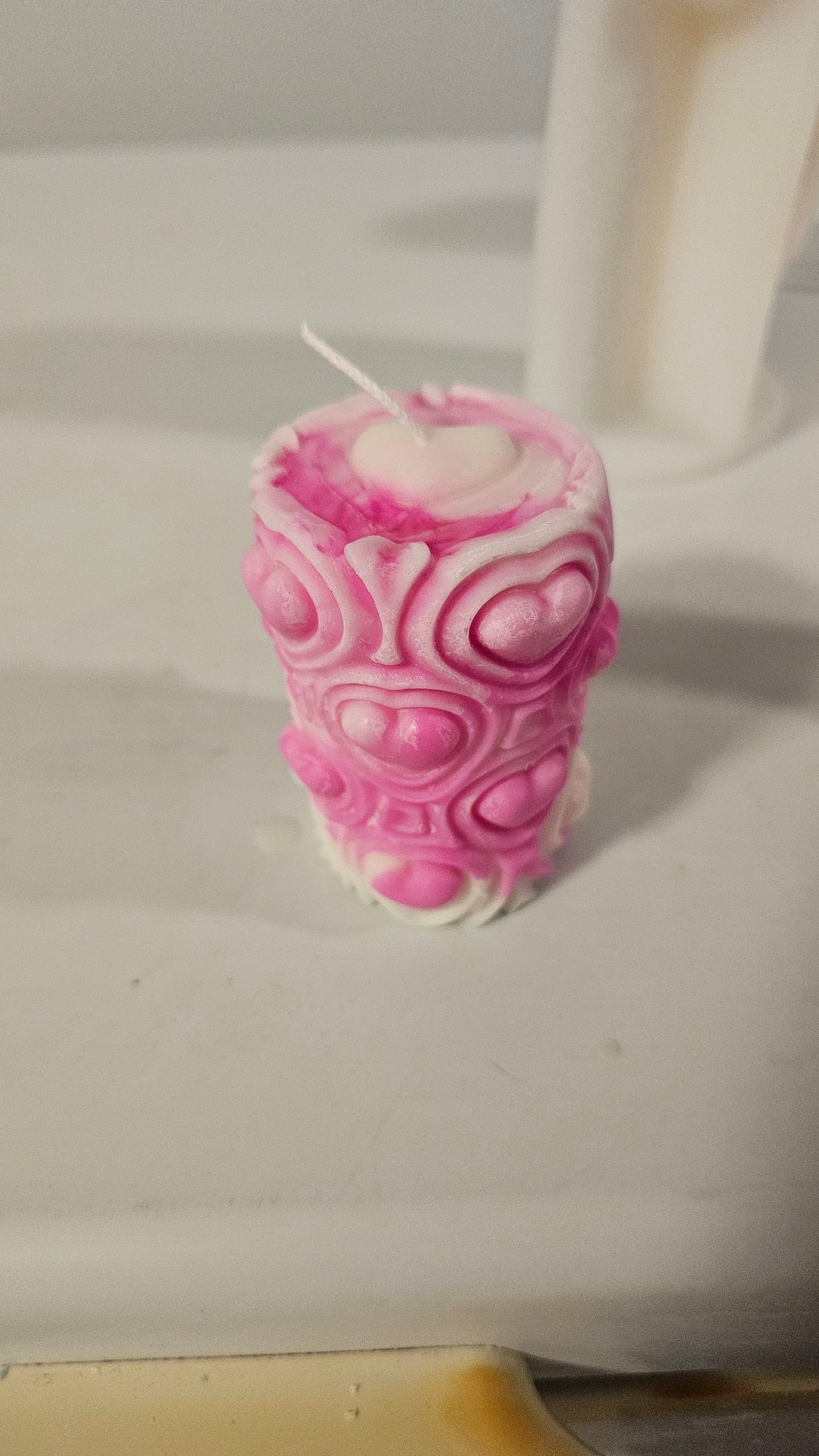 Heart Candle Sculpture 2Face Graphics
