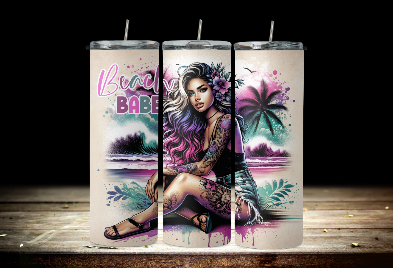 Beach BABE 2Face Graphics