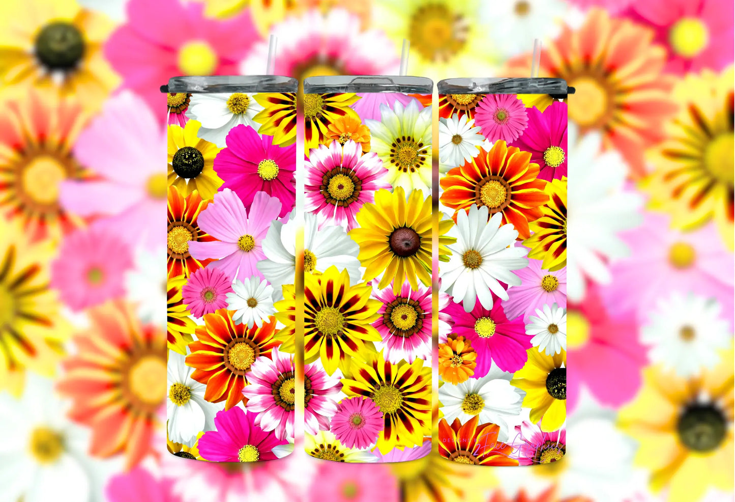 Summer Fresh Flowewrs 2Face Graphics