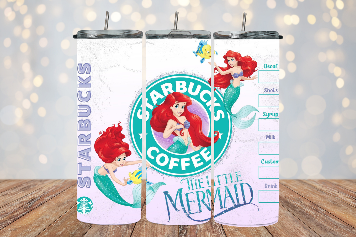 Mermaid Starbucks 2Face Graphics