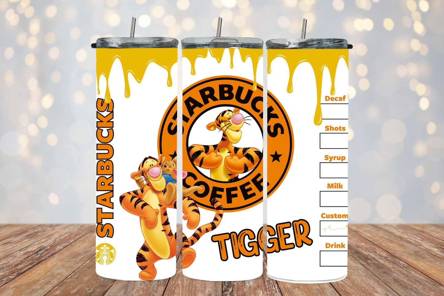 Tiger Starbucks 2Face Graphics