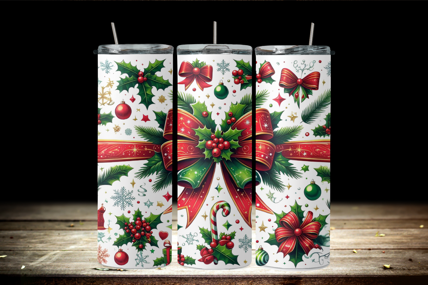 Christmas Bow 2Face Graphics