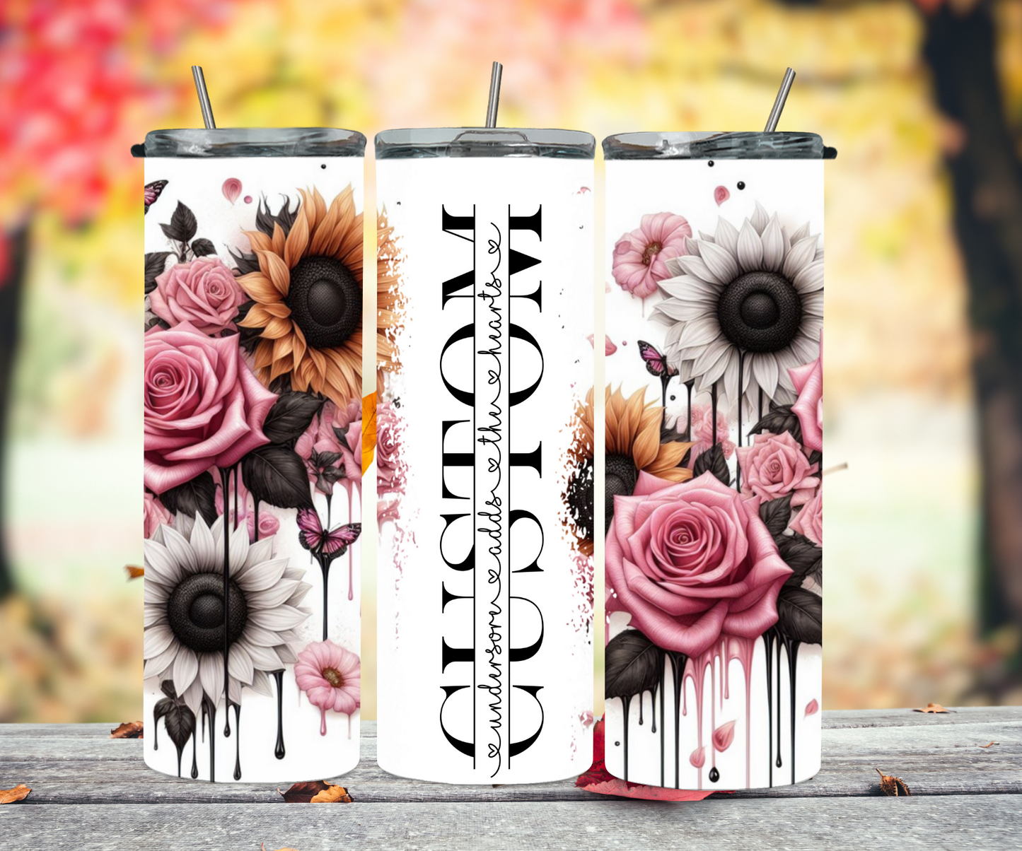 Sunflower with rose 2Face Graphics