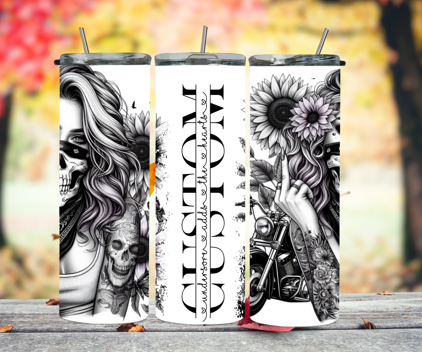 Bandana girl BW FU 2Face Graphics