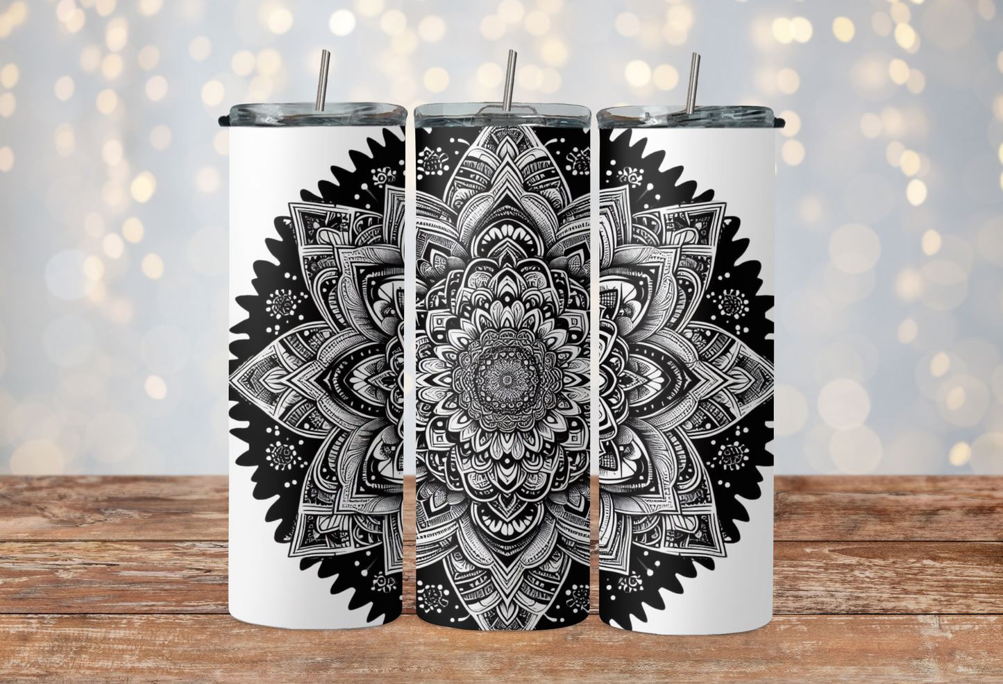 black mandala 2Face Graphics