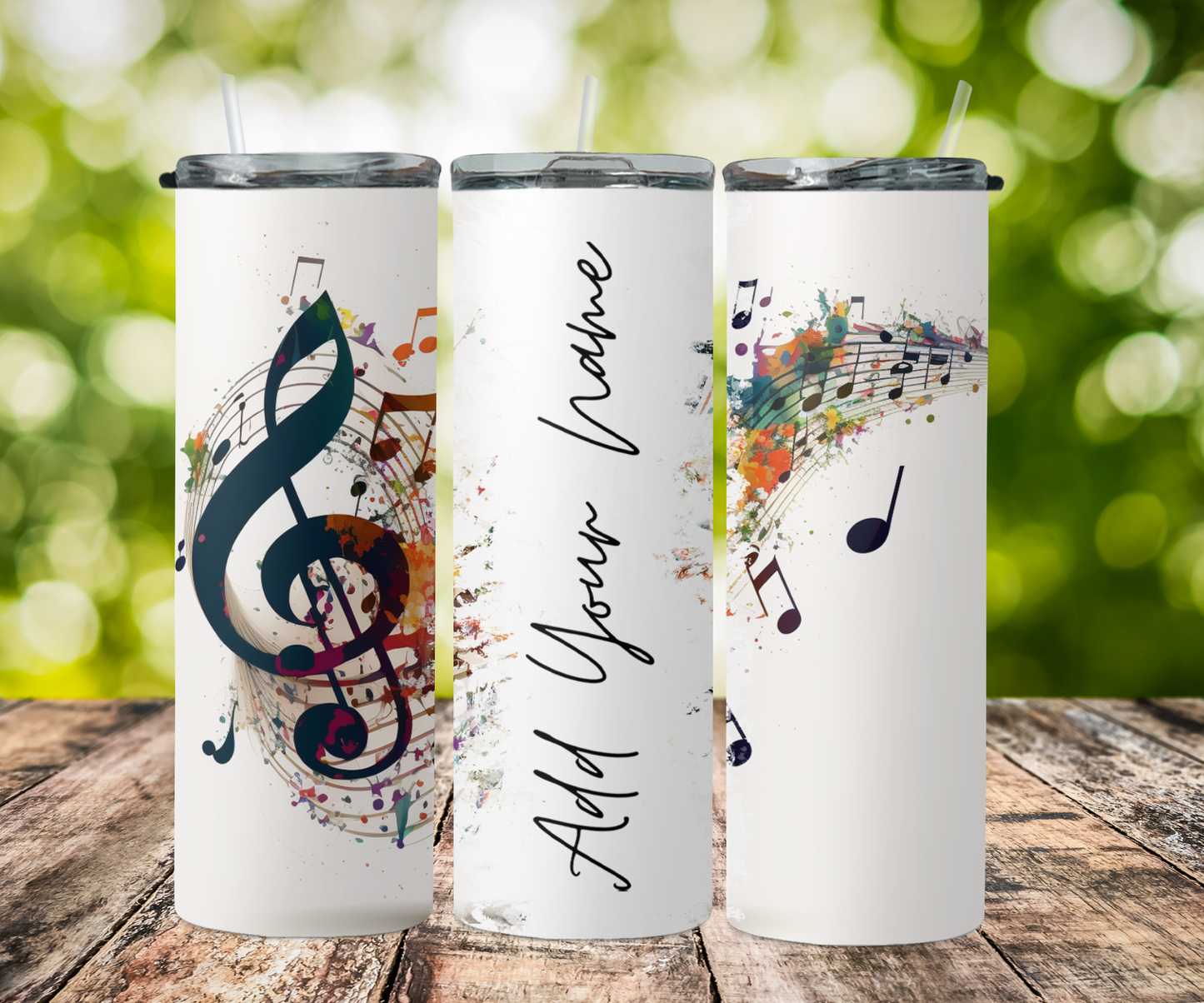 split name- music note with color 2Face Graphics