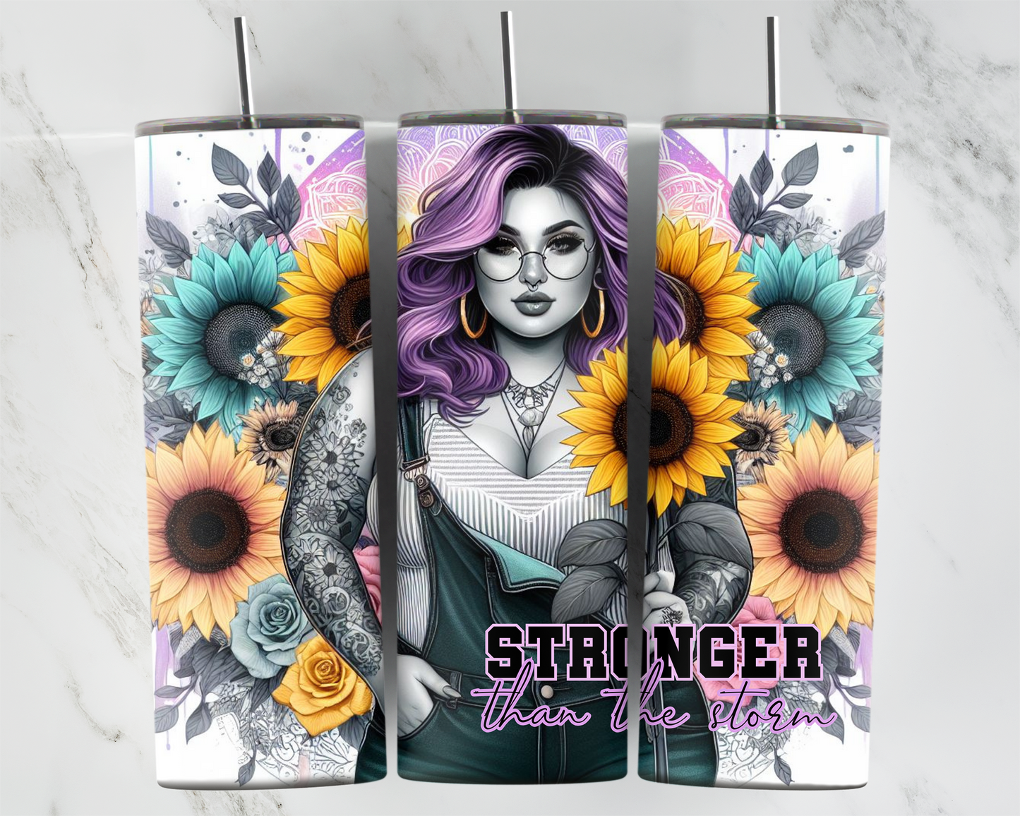 Plus Size Stronger Then The STORM 2Face Graphics