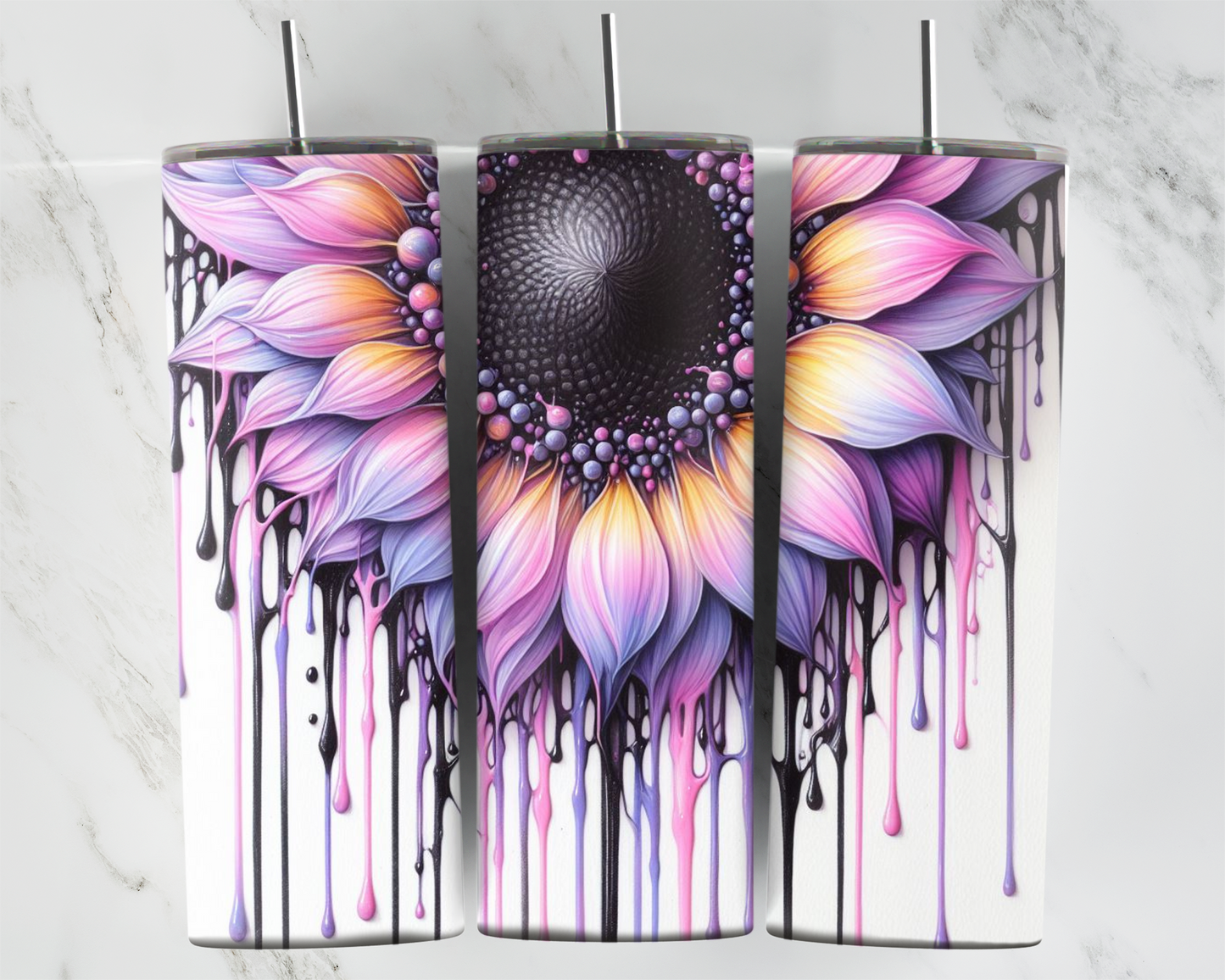 Dripping sunflower 2Face Graphics