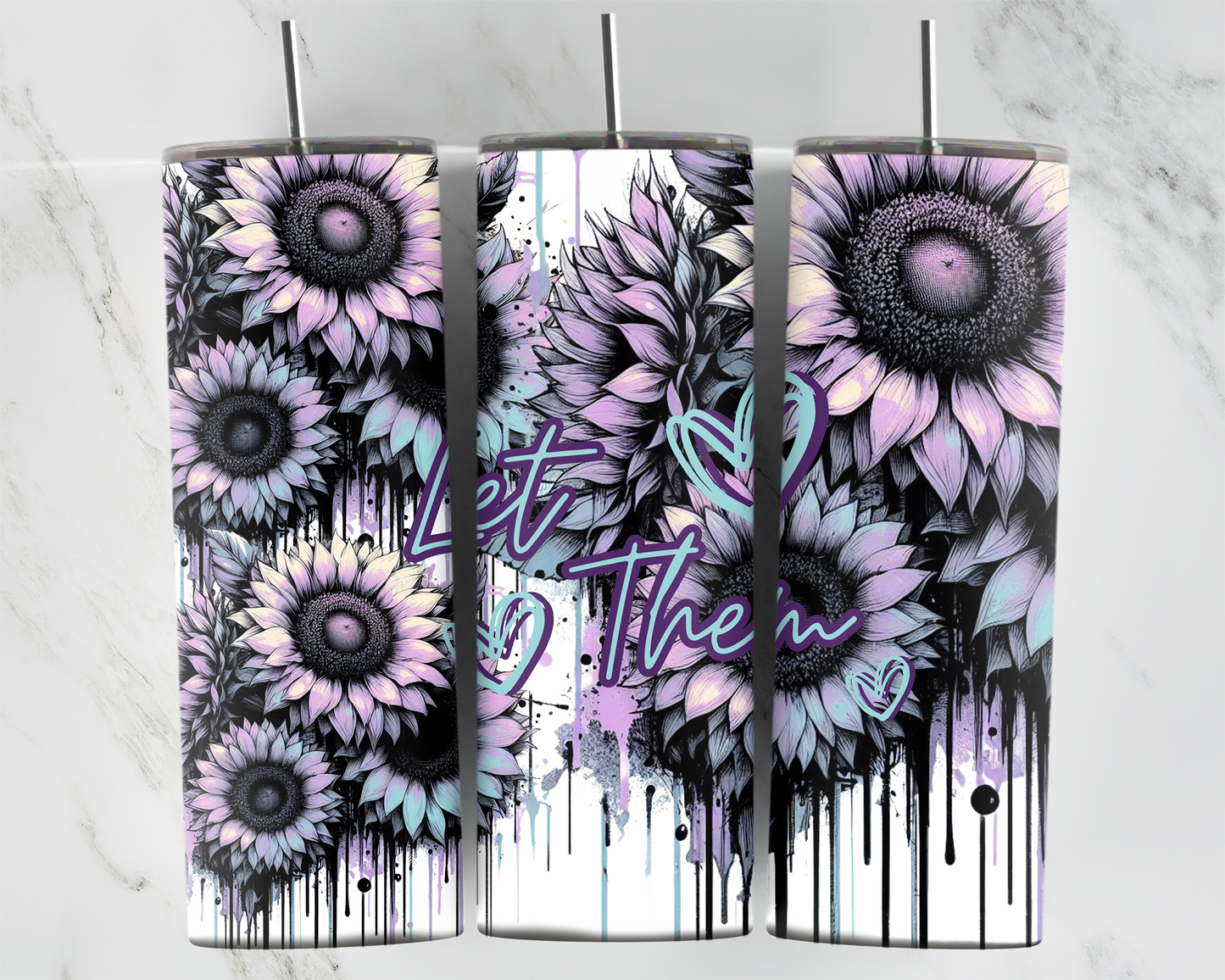 Let them turquoise and purple 2Face Graphics