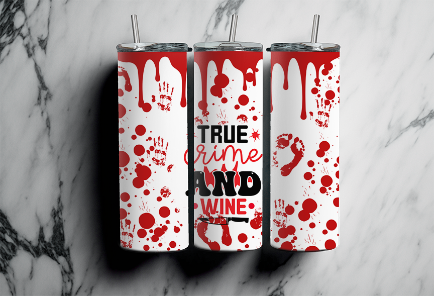True crime and wine 2 2Face Graphics