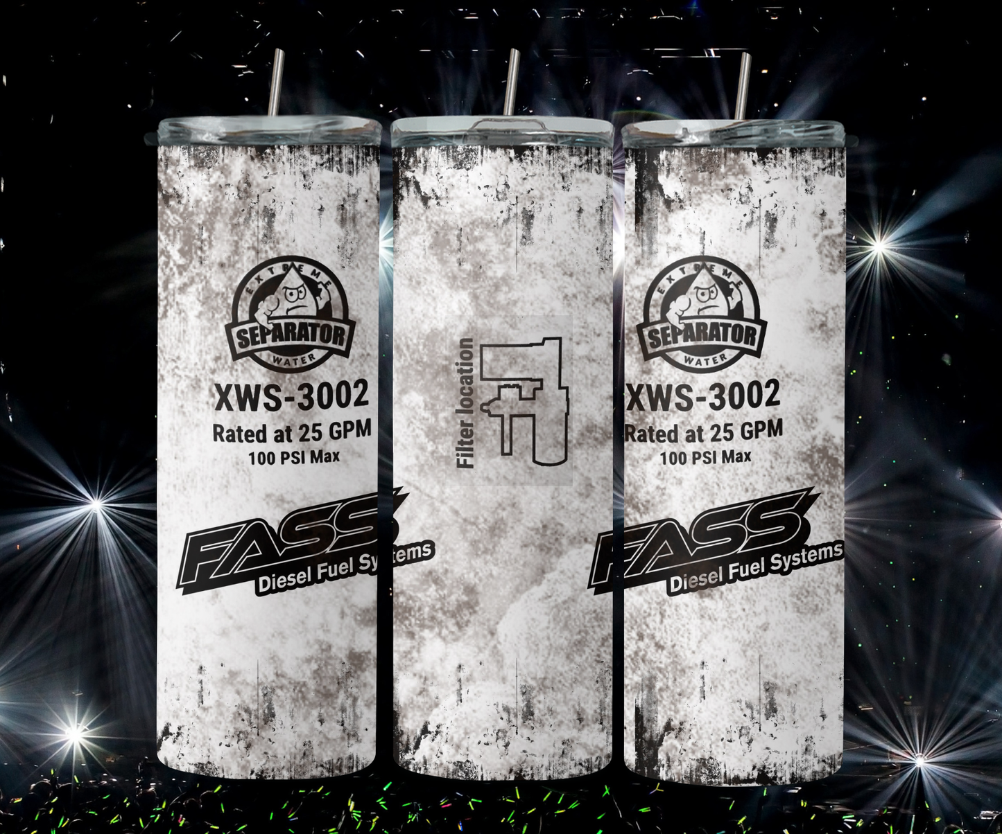 Dirty FASS Oil Filter XWS-3002 2Face Graphics