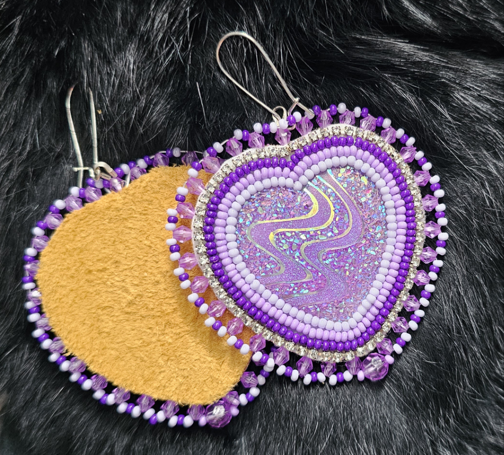 25mm purple heart 2Face Graphics