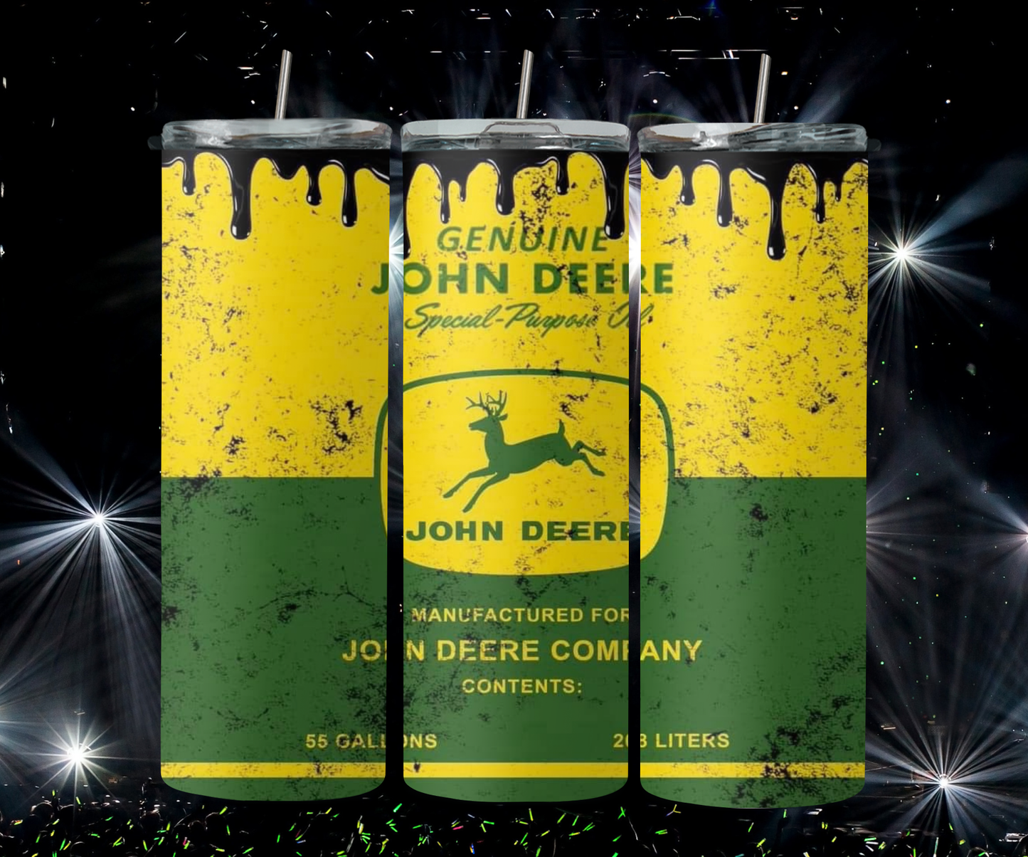 Oily John Deere Can 2Face Graphics