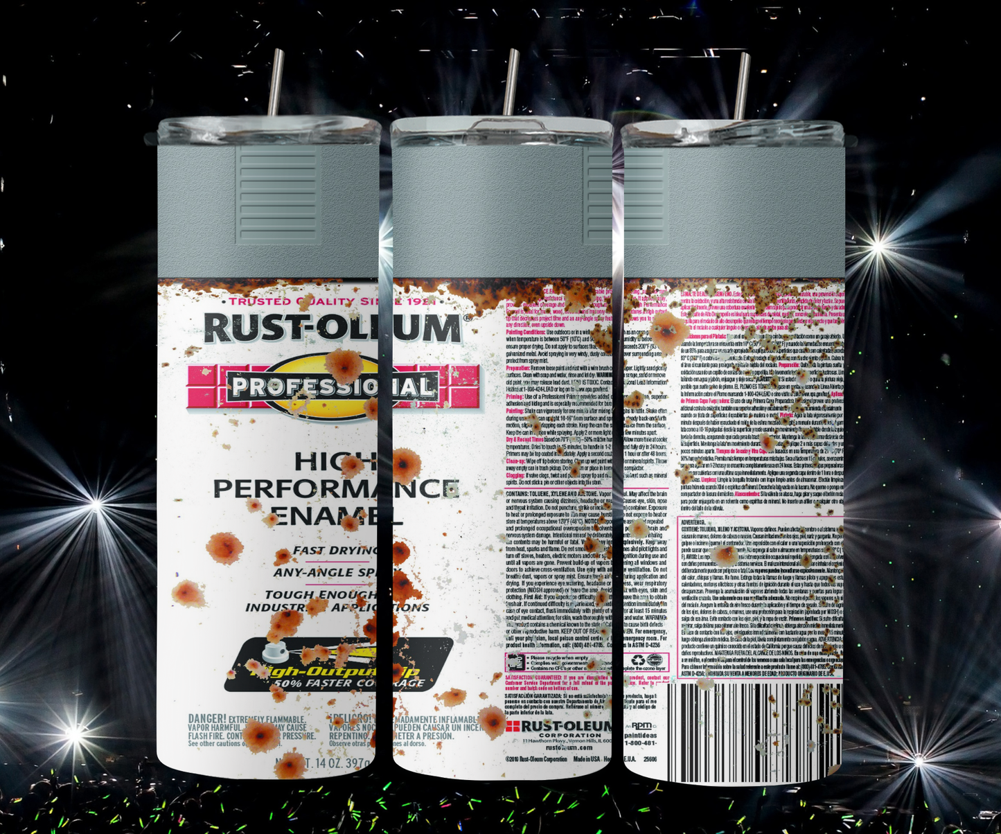 Silver Rust Olium 2Face Graphics