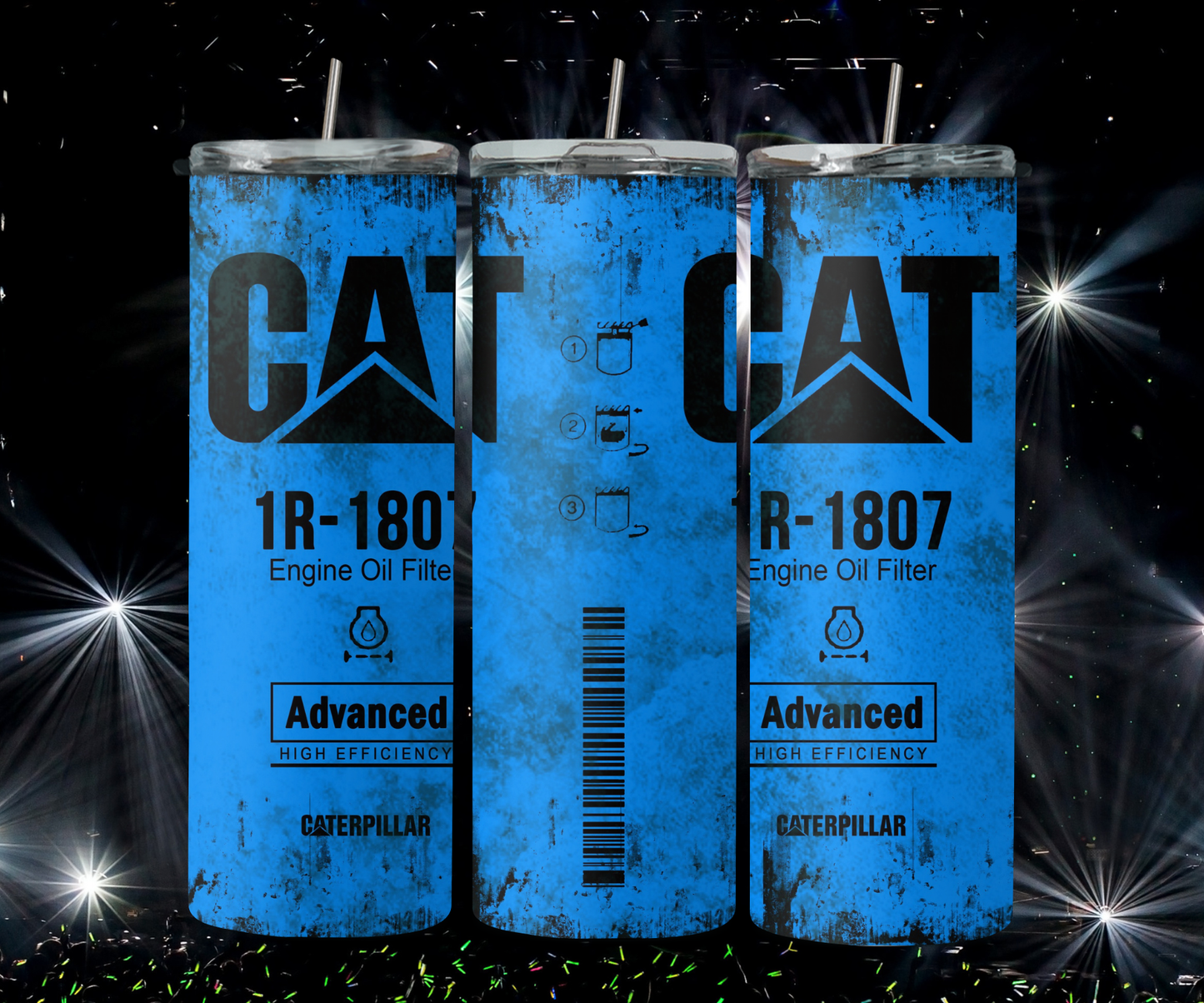 Dirty CAT Filter blue 2Face Graphics