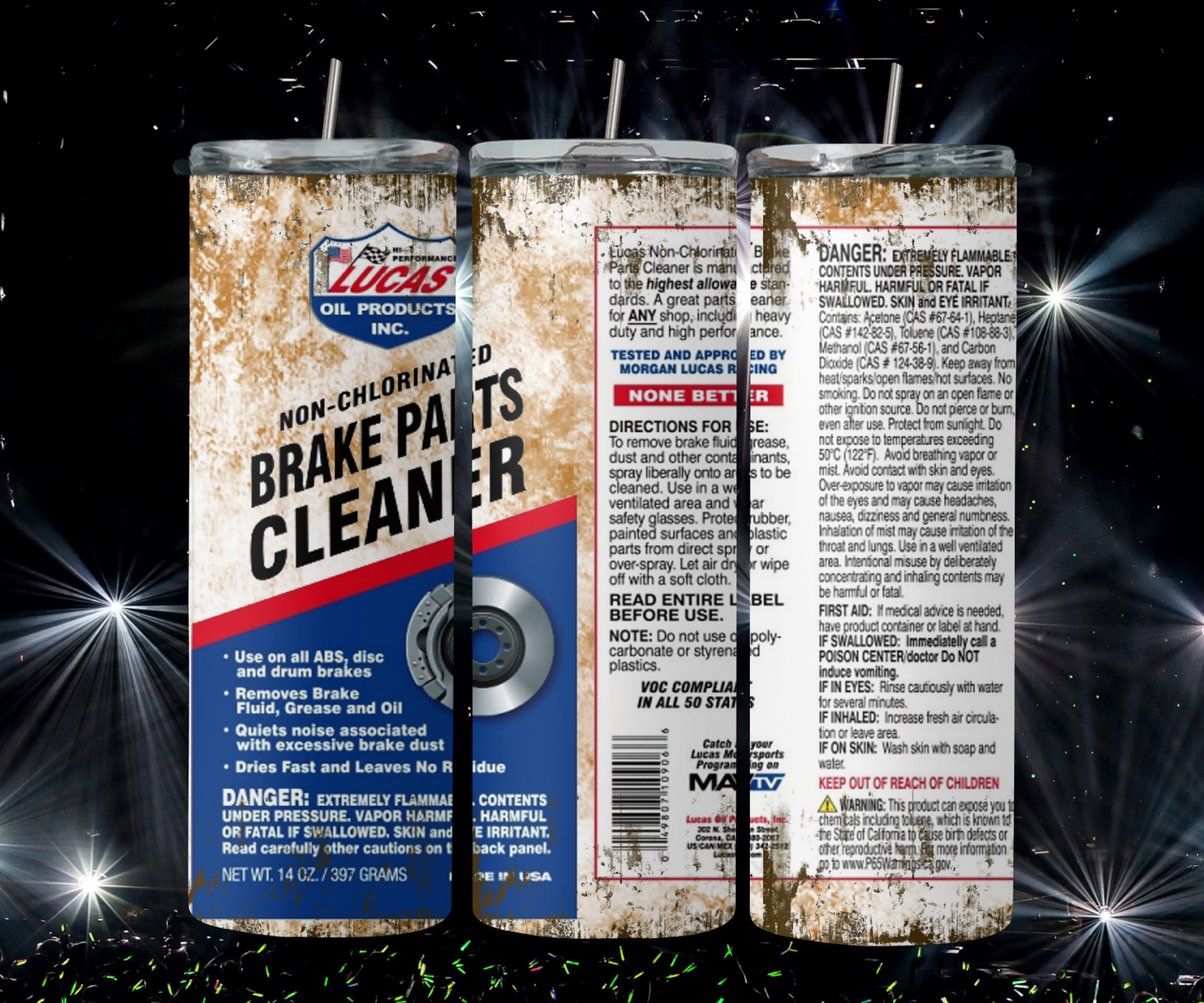 Brake Parts Cleaner 2Face Graphics