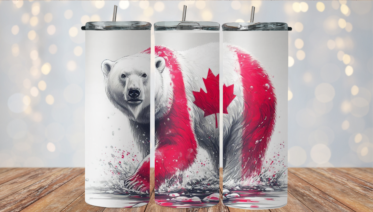 Canadian polar bear 2Face Graphics