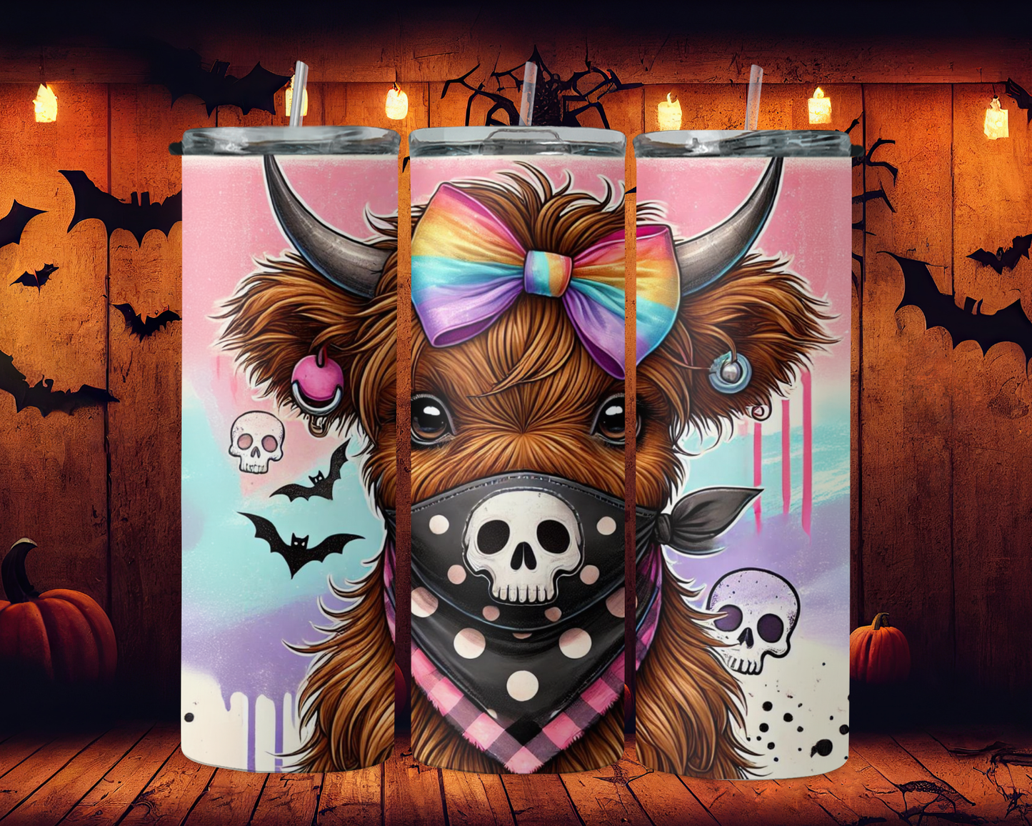 cute highland cow hallooween