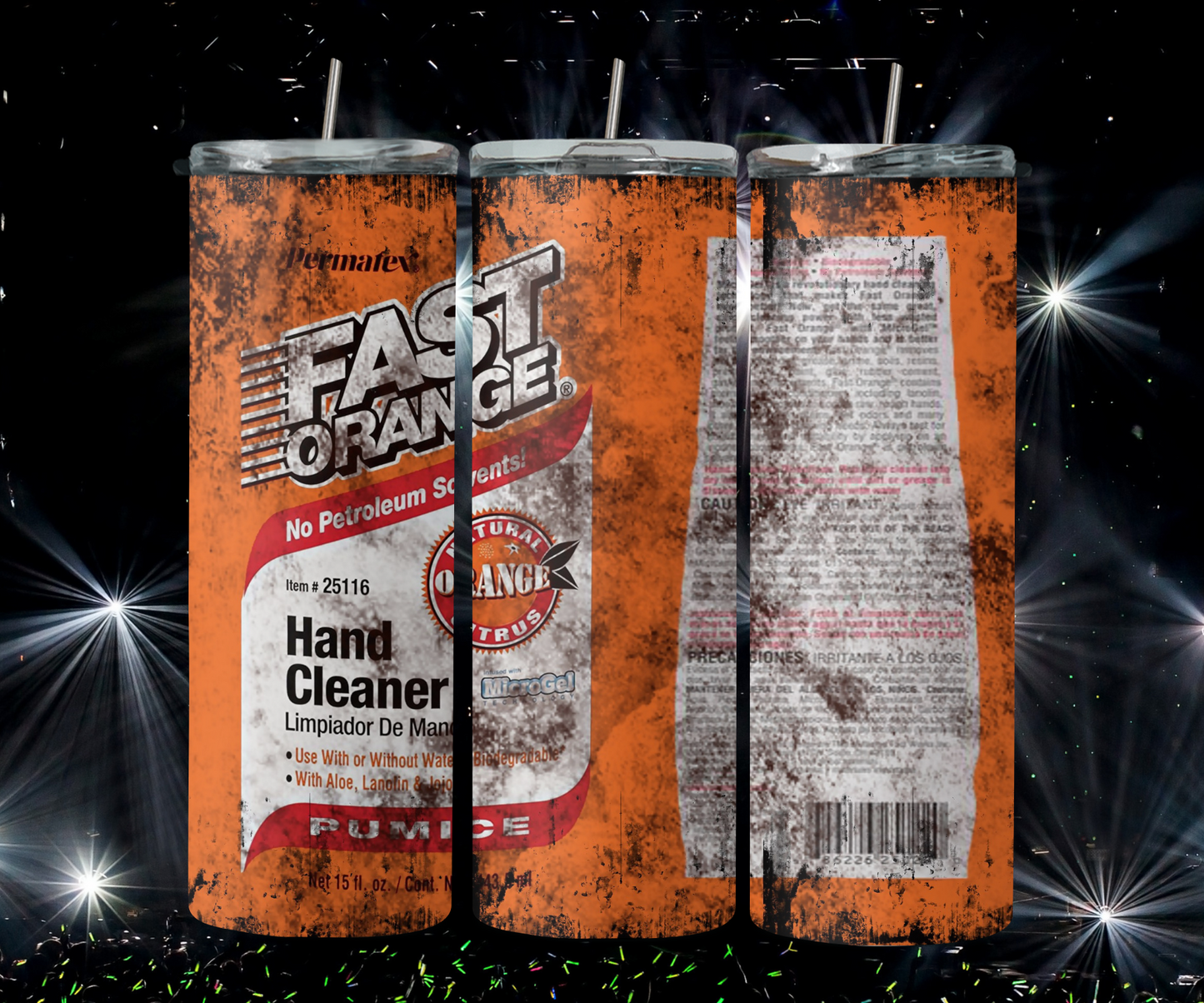 Fast Orange Hand Cleaner 2Face Graphics