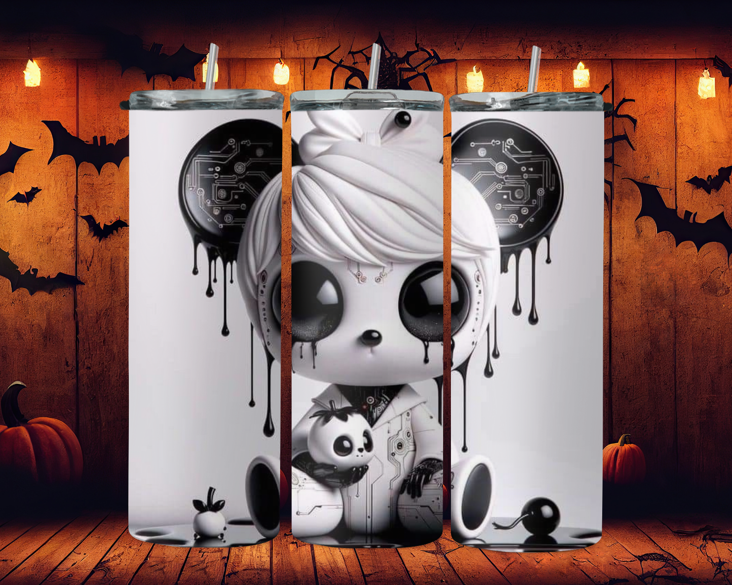 BW creepy doll 2Face Graphics