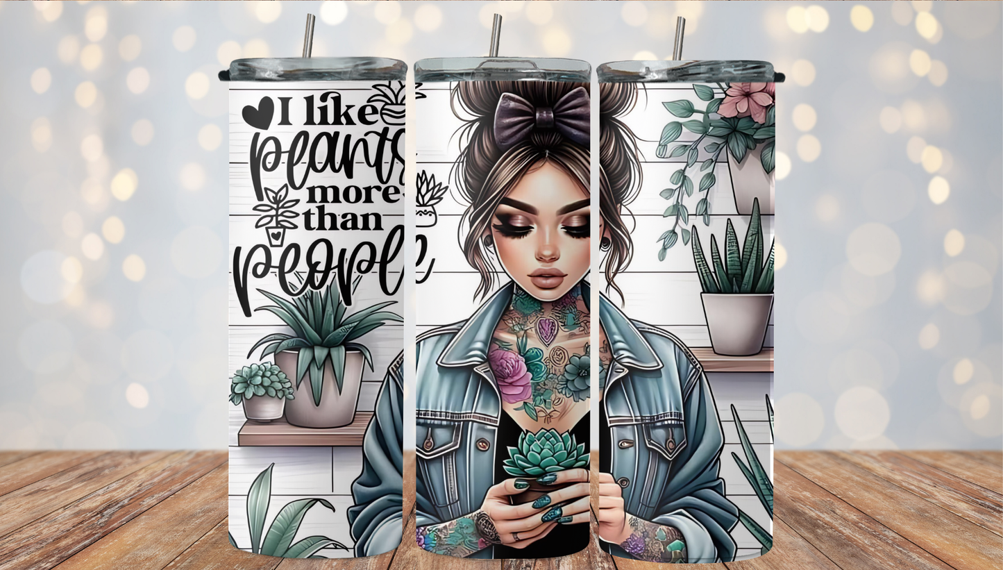 i like plants more then people 2Face Graphics