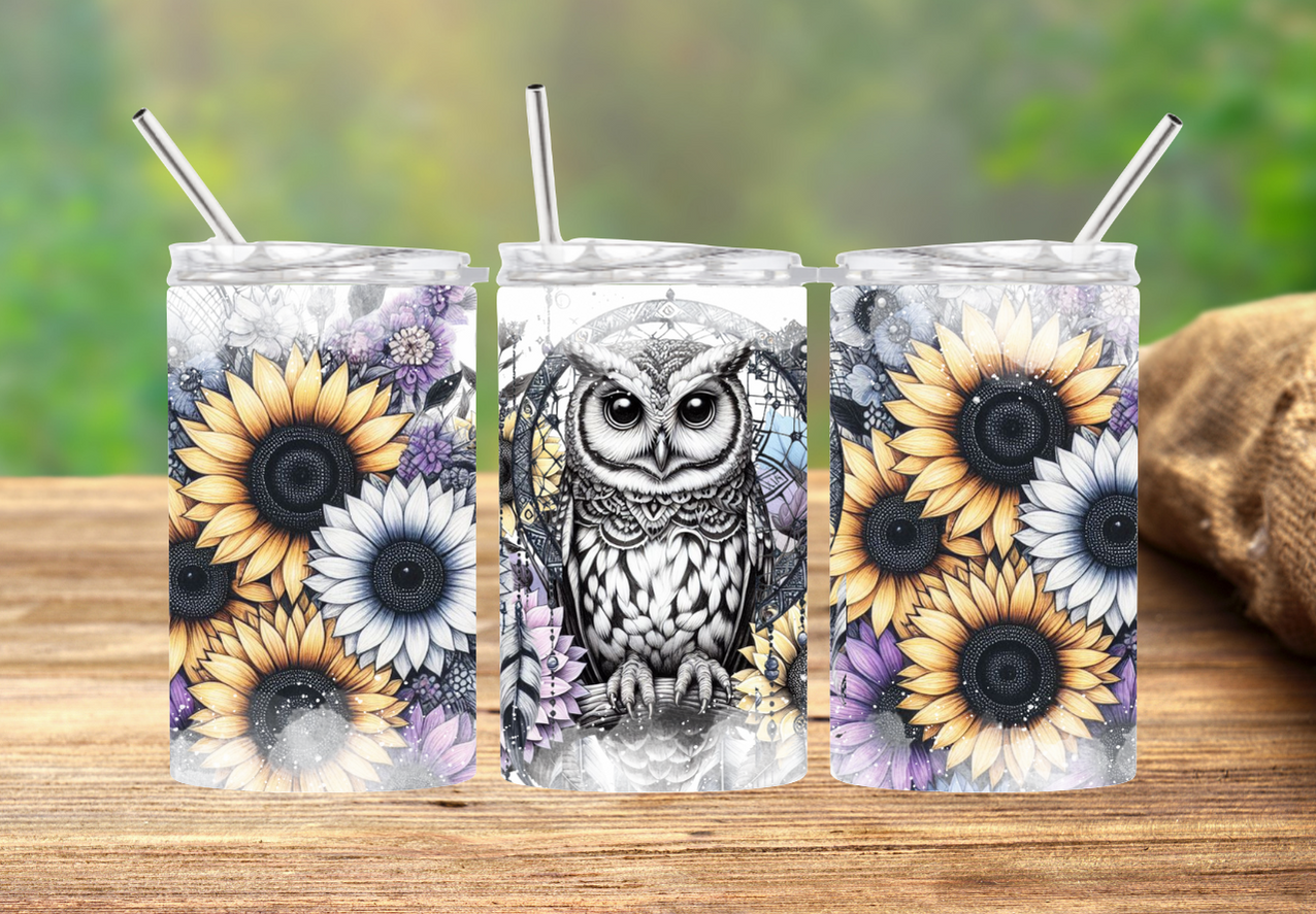 owl sunflower 2Face Graphics