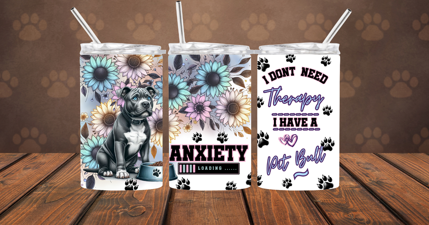 i dont need therapy i need a pit bull 2Face Graphics
