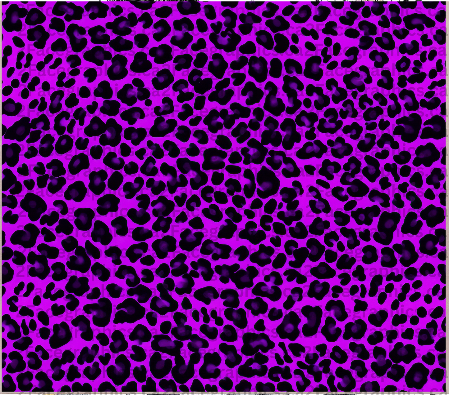 Purple Lepard WRAP 2Face Graphics