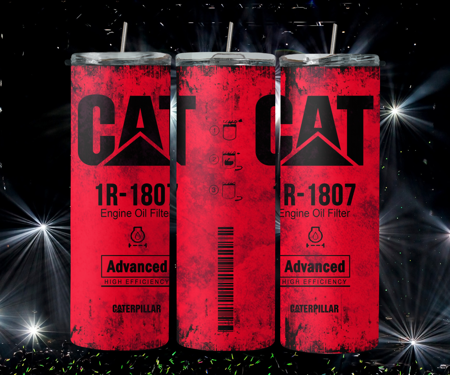 Dirty CAT Filter Red 2Face Graphics