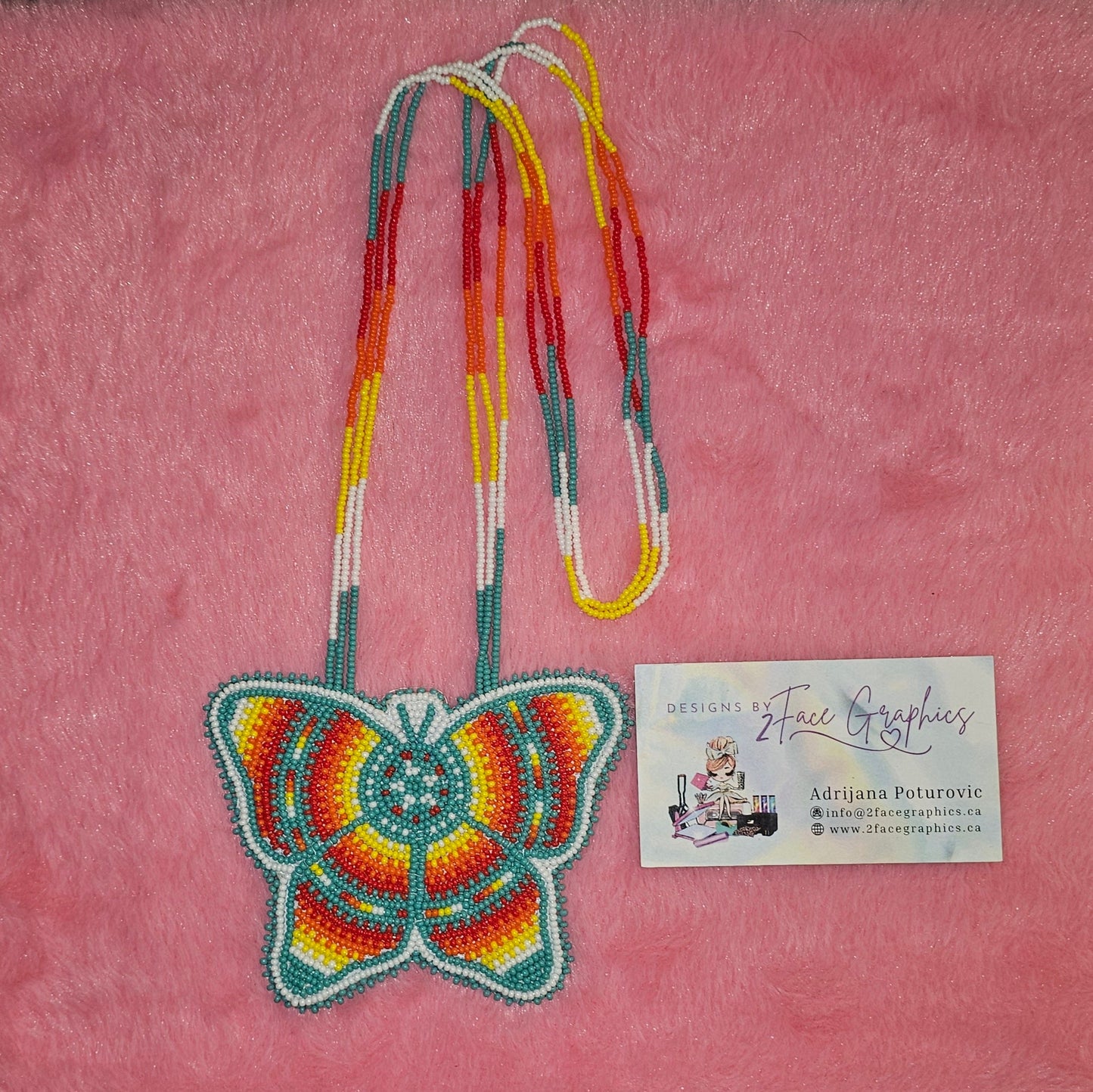Butterfly medicine medallion 2Face Graphics