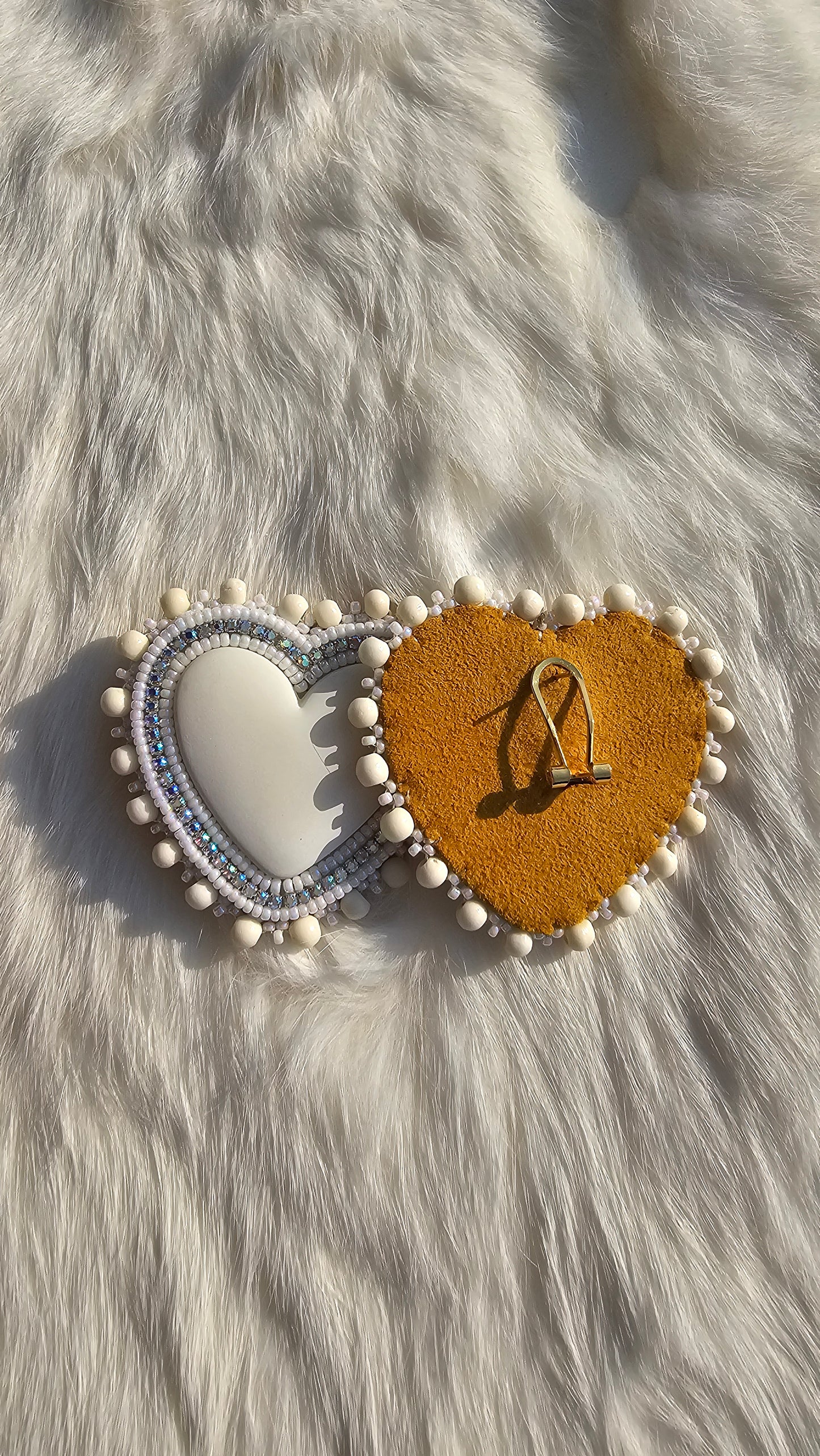 White dentalium necklace earring set