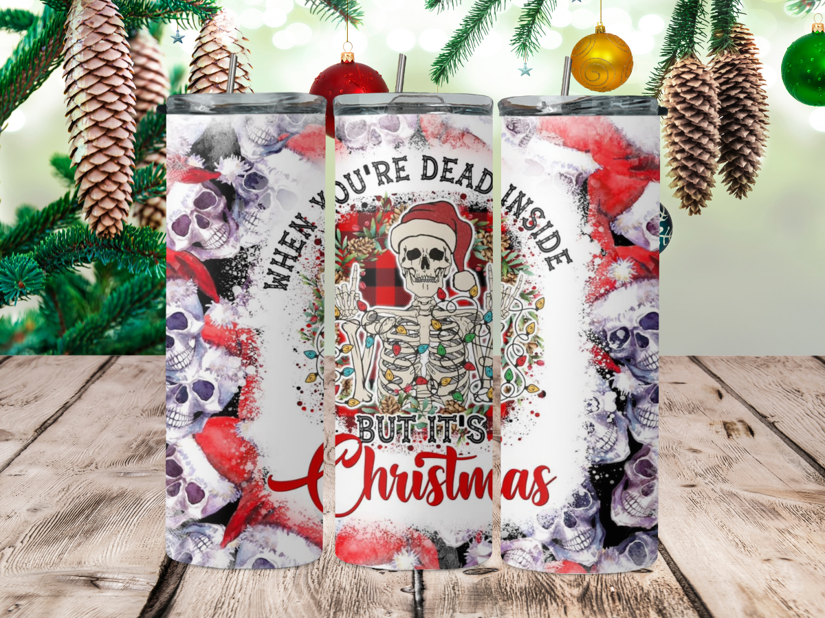 Christmas skeleton 2Face Graphics