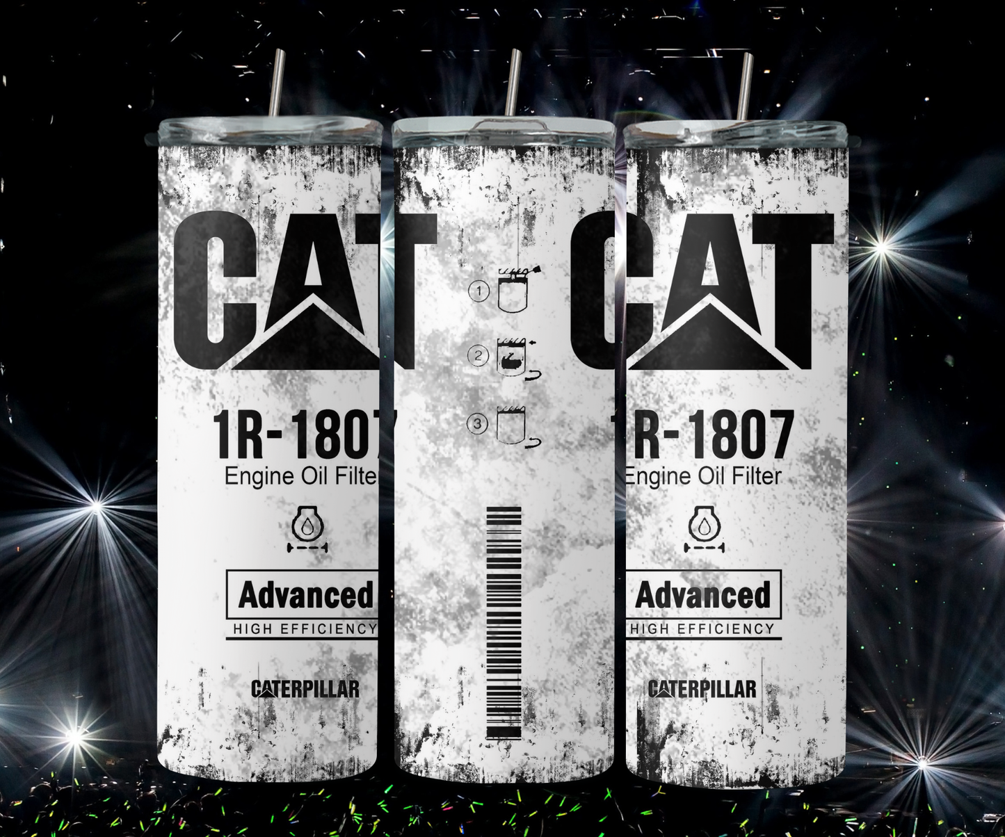 Dirty CAT Filter White 2Face Graphics
