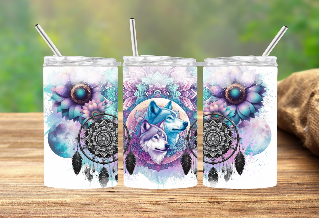 wolf dream catcher 2Face Graphics