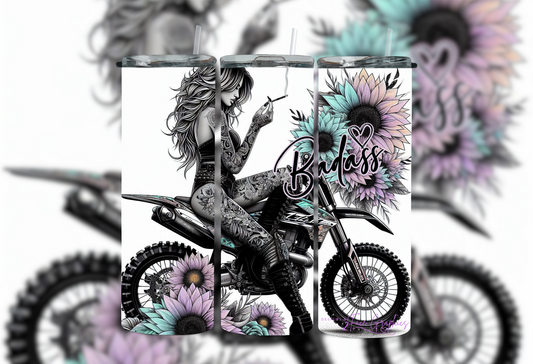 Badass Dirt Bike Skull Candy Girl