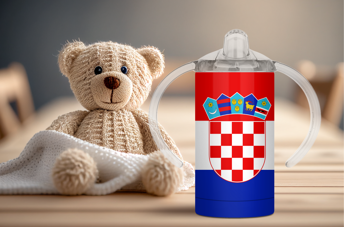 Croatian Flag Sippy Cup