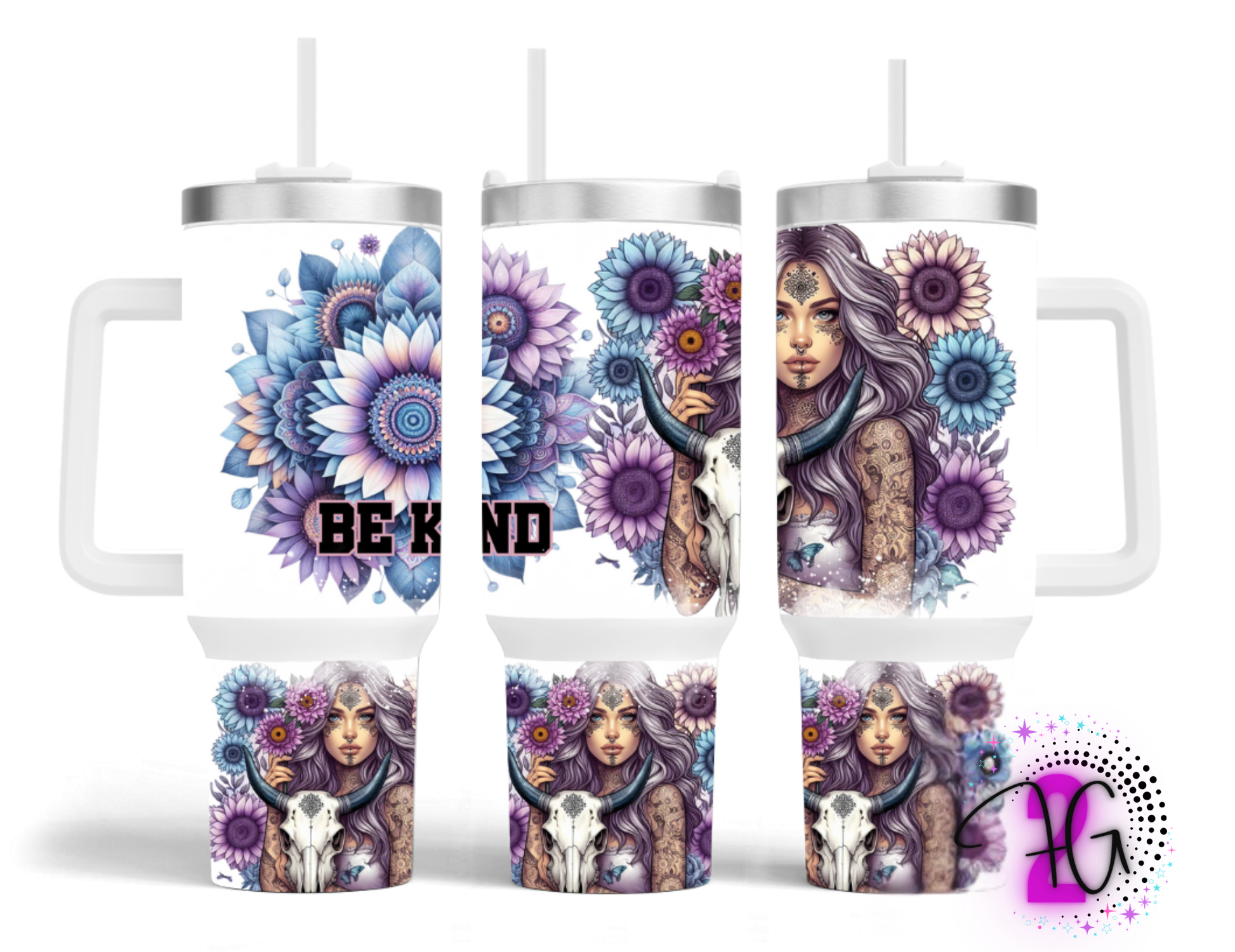 be kind skull 2Face Graphics