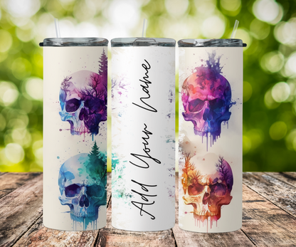 name- Water color skulls