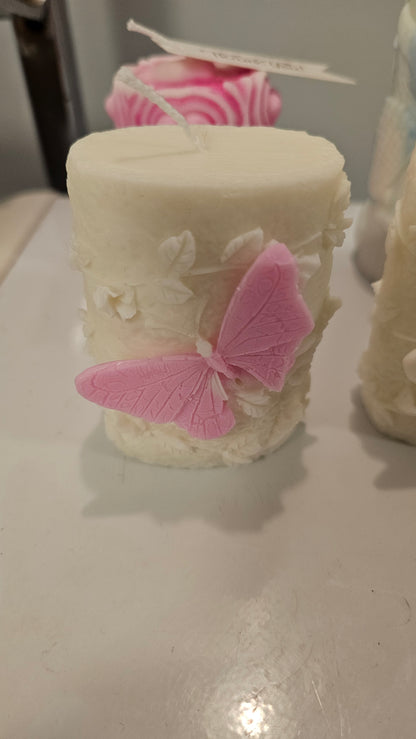 Butterfly Candle Sculpture