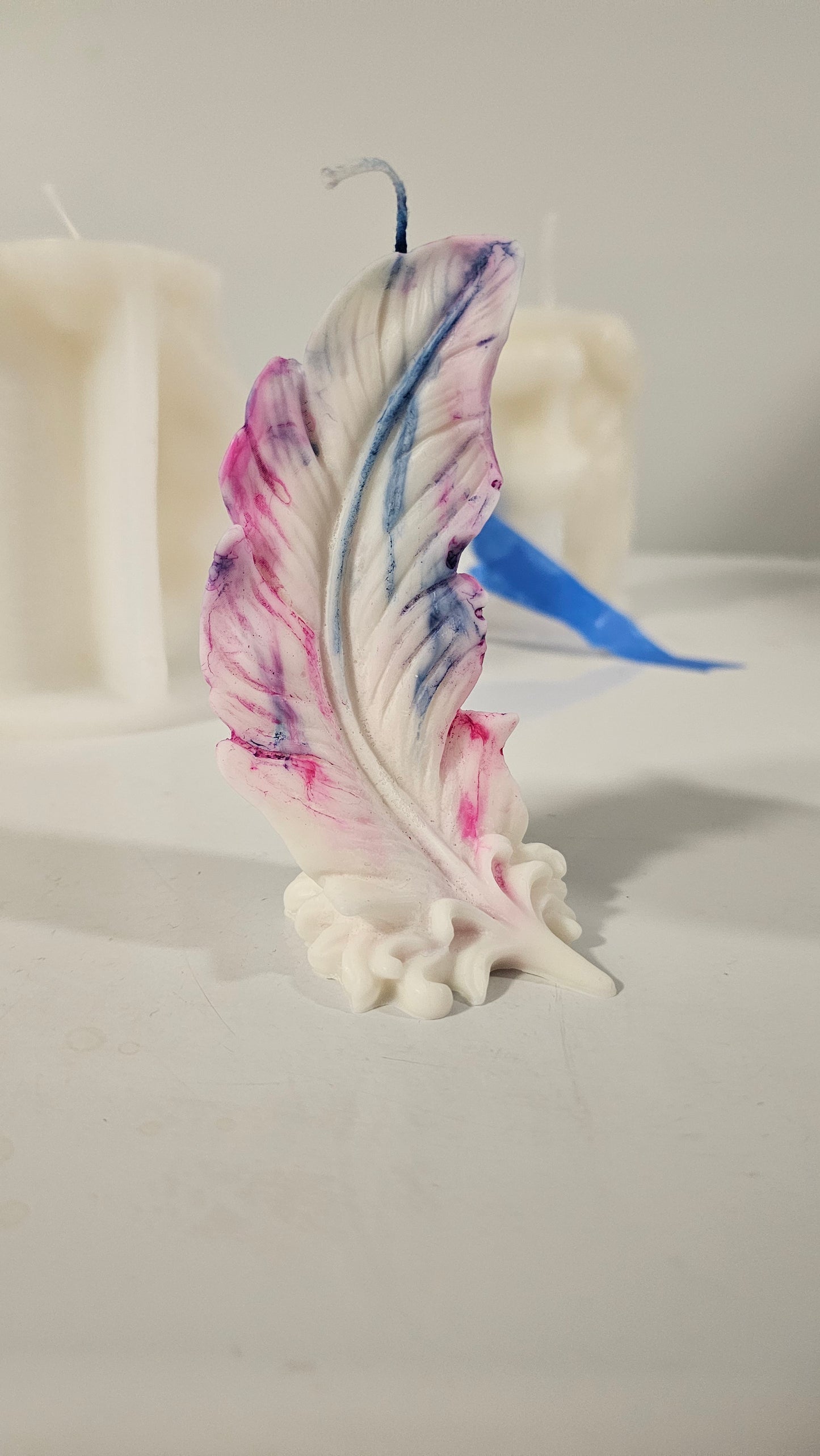 Feather Candle Sculptures