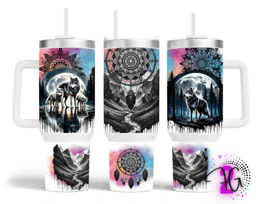 Mama wolf pack 2Face Graphics