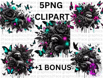 Sloth Black Rose