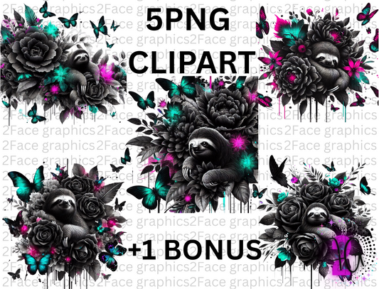 Sloth Black Rose